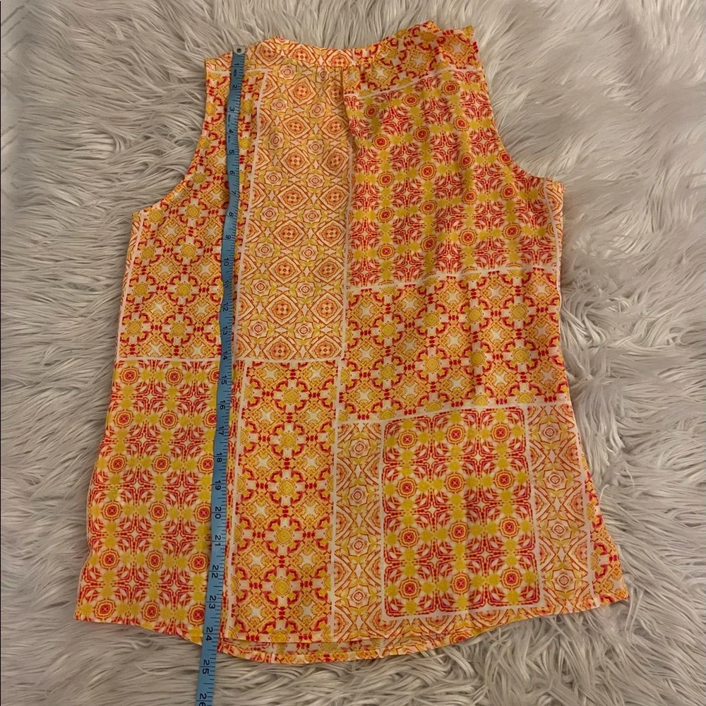 NWT | Violet & Claire | Yellow patterned tank - Picture 11 of 12